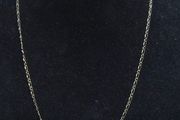Vintage Hallmarked 9ct Solid Gold Fancy Link Chain Necklace 48cm