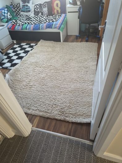 Big rug cream 220x160cm