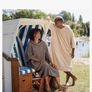 Poncho towel surfing beach organic cotton Image 3