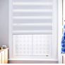Day/Night Zebra Roller Blinds pack of 3(2x80cm)(1x95cm)150cm long Image 7