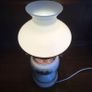 Vintage Electric oil style lamp hunt scene tally ho Image 3