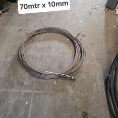 zip line , 70 mtr stainless wire cable / rope