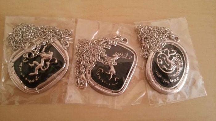 Game of Thrones Deer Necklaces and pendant