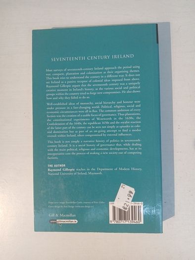 Seventeenth Century Ireland by Raymond Gillespie