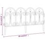 Lawn Edgings 17 pcs Black 10 m PP Image 4