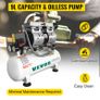 Silent Air Compressor 9/25/30L Portable Oil-free Air Compressor Pump Safe Solenoid Valve Workshop Repair Tire Inflation Image 2