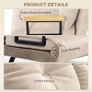 Sleeper Sofa 2 Seater Sofa Velvet Sofa, Sleeper Function, incl. 2 Pillows Image 6