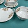 4 Bone China Soup Bowls With Matching Saucers Image 3