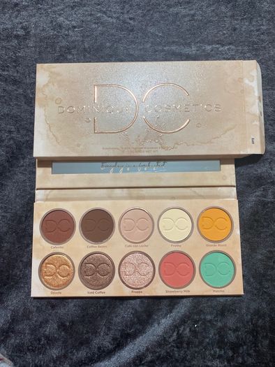Dominique cosmetics latte 2 palette brand new