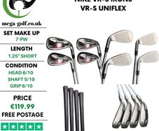 Nike VR-S Irons / 7-Pw / Uniflex