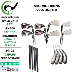 Nike VR-S Irons / 7-Pw / Uniflex