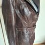 ladies vintage leather jacket Image 4
