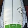 Surfboard - 5"10 Fourth Doofer,  FCS Medium performance fins, Northcore carrybag Image 2