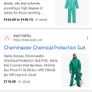 Chemaster chemical suit. Boiler suit. Wet suit. (Farming spraying industrial factory) Image 2