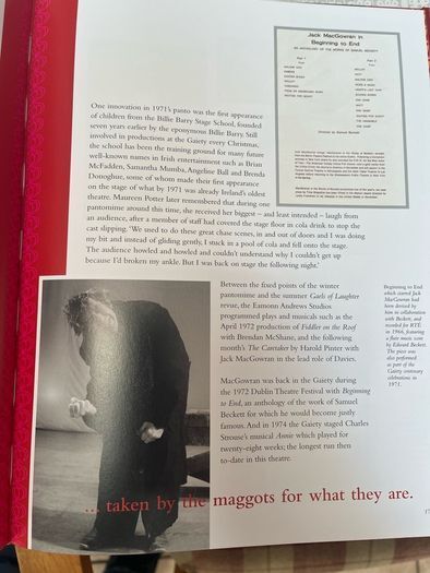 Dublin's Gaiety Theatre. Ltd Edition 250 copies. Presentation Copy.