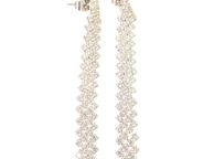 main image for ad Newbridge Silverware Long Earrings with Clear Stones