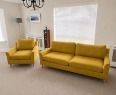 OLTEN 3 Seater Sofa and Matching Armchair