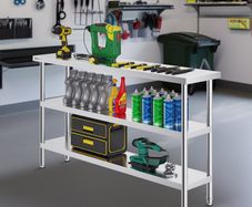 Stainless Steel Food Prep Table 35.6x152.4 cm