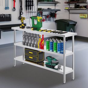 Stainless Steel Food Prep Table 35.6x152.4 cm
