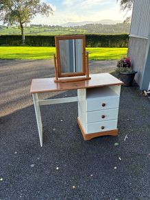 Dressing Table, Mirror, 2 lockers and small wardrobe(needs reassembly)