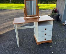 Dressing Table, Mirror, 2 lockers and small wardrobe(needs reassembly)