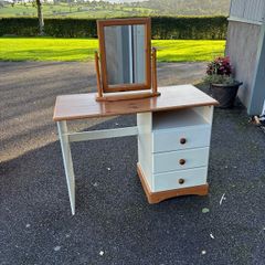 Dressing Table, Mirror, 2 lockers and small wardrobe(needs reassembly)