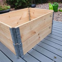 raised bed pallet collar planters