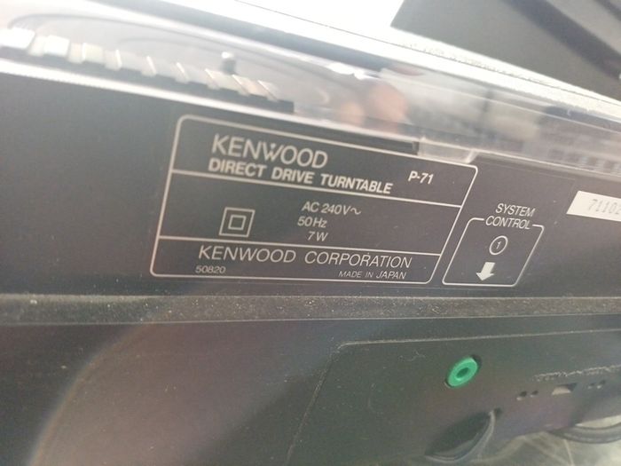 KENWOOD turntable
