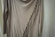 Blue Vanilla Fringe Cardigan