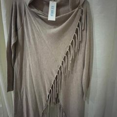 Blue Vanilla Fringe Cardigan