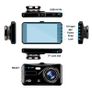 4-inch 1080P Dash Cam for Cars Touch Screen Car DVR Video Recorder Rear View Camera for Vehicle 24H Parking Monitor Black Box Image 4