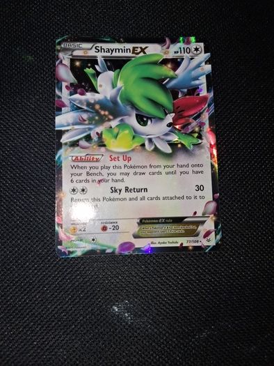 Pokemon Card: shaymin ex 77