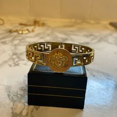 gold versace bracelet