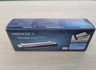 German 10-hole harmonica by Streetlife Music.