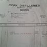 Vintage Cork & Cork Distillery Invoices Image 2