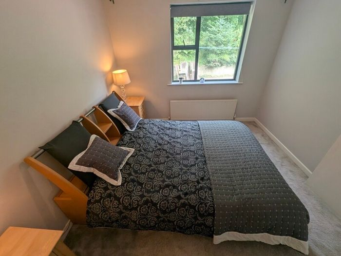 King Size Bed with Headboard Storage (Need Gone)