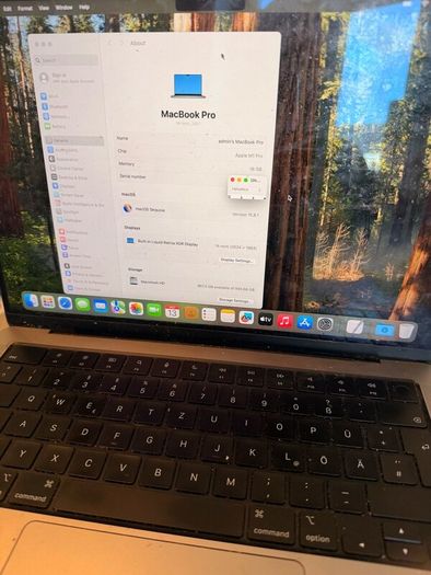 Macbook Pro 14 M1 (2021) 16gb Ram  1 Tb Ssd