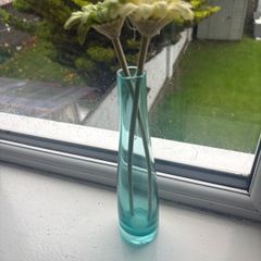 vase with fake flower