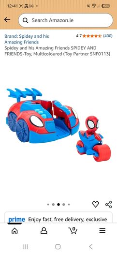 spiderman motorbike / car