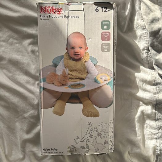 BRAND NEW Nuby Little Hops & Raindrops Baby Sit Me