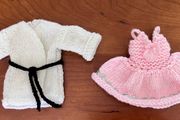 Hand Knitted Dolls Clothes