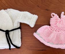 Hand Knitted Dolls Clothes