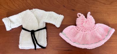 Hand Knitted Dolls Clothes
