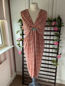 dress twin set brand size large sleeveless floral dress