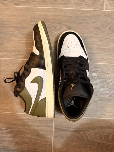 Jordan 1 lowCut khaki x black