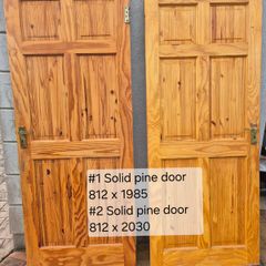 Selection of solid pine doors