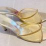 Golden Women Heels Image 2