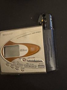 sharp minidisc portable recorder