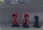 Pj mask owlette and ninja small figures 10 e each