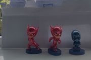 Pj mask owlette and ninja small figures 10 e each
